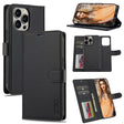 For iPhone 13 Pro Max LC.IMEEKE L2 Series Detachable Magsafe PU Phone Case with Lanyard(Black) - free shipping - PMC TechLife - Order now!