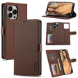 For iPhone 13 Pro LC.IMEEKE L2 Series Detachable Magsafe PU Phone Case with Lanyard(Brown) - free shipping - PMC TechLife - Order now!