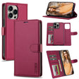For iPhone 13 Pro LC.IMEEKE L2 Series Detachable Magsafe PU Phone Case with Lanyard(Red) - free shipping - PMC TechLife - Order now!