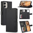 For iPhone 11 LC.IMEEKE L2 Series Detachable Magsafe PU Phone Case with Lanyard(Black) - iPhone 11 Cases by LC.IMEEKE | Online Shopping South Africa | PMC TechLife | Buy Now Pay Later Mobicred