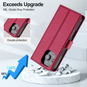 For iPhone 16 Pro Max LC.IMEEKE L2 Series Detachable Magsafe PU Phone Case with Lanyard(Red)