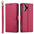 For iPhone 16 Plus LC.IMEEKE L2 Series Detachable Magsafe PU Phone Case with Lanyard(Red) - free shipping - PMC TechLife - Order now!