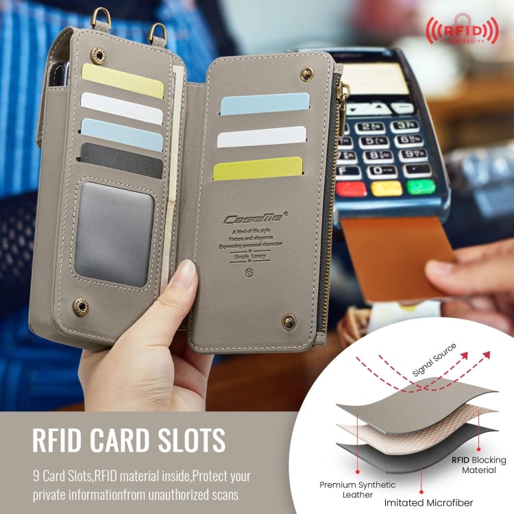 For Samsung Z Fold Series CaseMe Me50 Mini Lanyard Universal Bag(Khaki) - free shipping - PMC Jewellery - Order now!