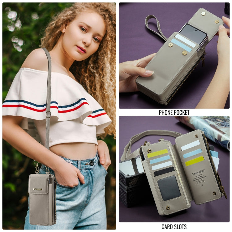 For Samsung Z Fold Series CaseMe Me50 Mini Lanyard Universal Bag(Khaki) - free shipping - PMC Jewellery - Order now!