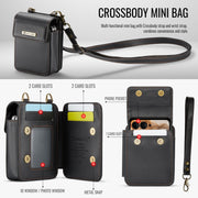 For Motorola Razr Series CaseMe Me50 Mini Lanyard Universal Bag(Black)
