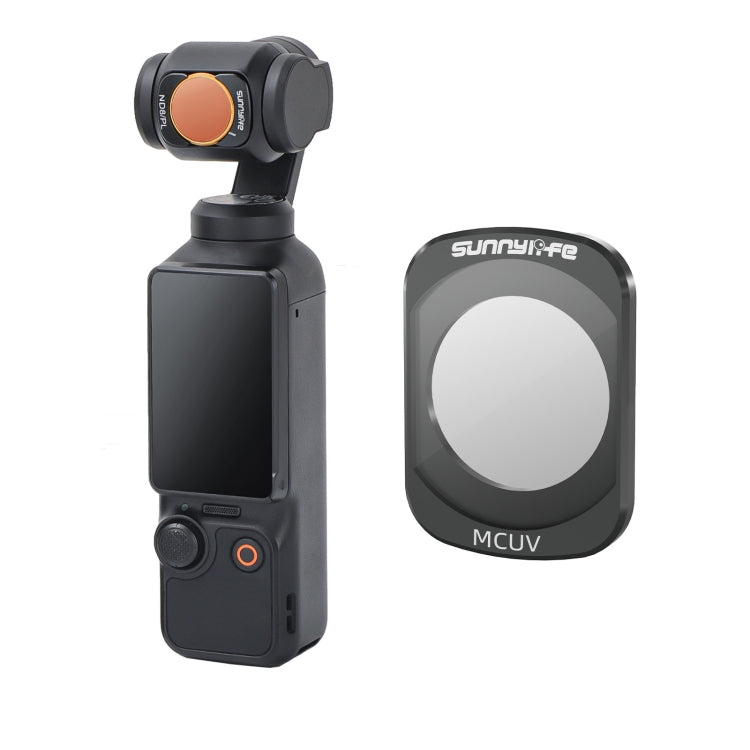 For DJI Osmo Pocket 3 Sunnylife Camera Lens Magnetic Metal Filter, No Impact On Gimbal Reset, Filter:MCUV - free shipping - PMC Jewellery - Order now!
