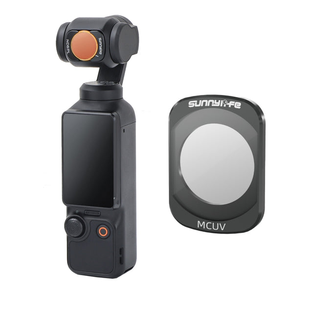 For DJI Osmo Pocket 3 Sunnylife Camera Lens Magnetic Metal Filter, No Impact On Gimbal Reset, Filter:MCUV