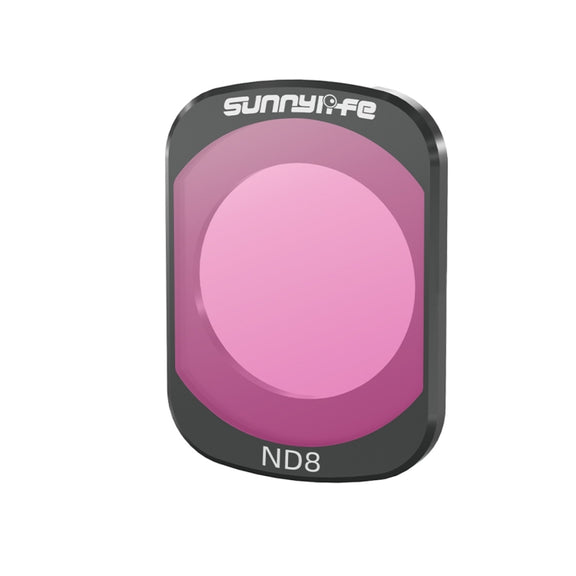 For DJI Osmo Pocket 3 Sunnylife Camera Lens Magnetic Metal Filter, No Impact On Gimbal Reset, Filter:ND8