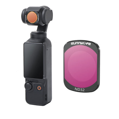 For DJI Osmo Pocket 3 Sunnylife Camera Lens Magnetic Metal Filter, No Impact On Gimbal Reset, Filter:ND32 - free shipping - PMC Jewellery - Order now!