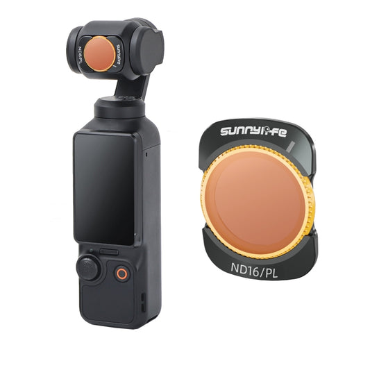 For DJI Osmo Pocket 3 Sunnylife Camera Lens Magnetic Metal Filter, No Impact On Gimbal Reset, Filter:ND16PL - free shipping - PMC Jewellery - Order now!