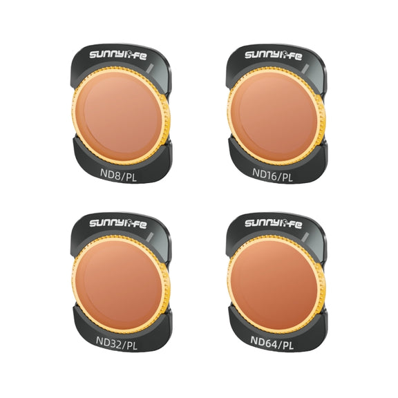 For DJI Osmo Pocket 3 Sunnylife Camera Lens Magnetic Metal Filter, No Impact On Gimbal Reset, Filter:4 in 1 ND8-64PL