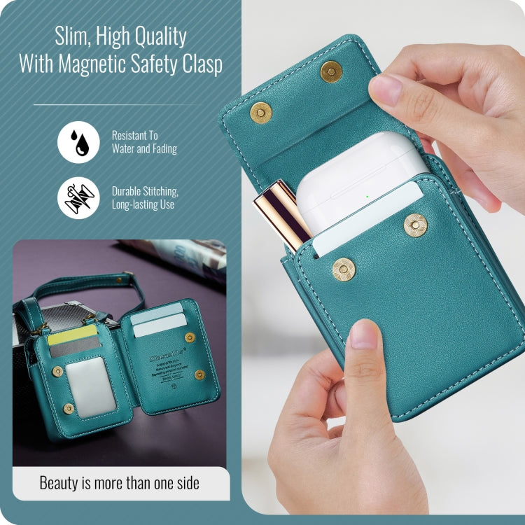 CaseMe Me50 Mini Universal Bag for Apple and Samsung Headphones + Lipstick(Green)