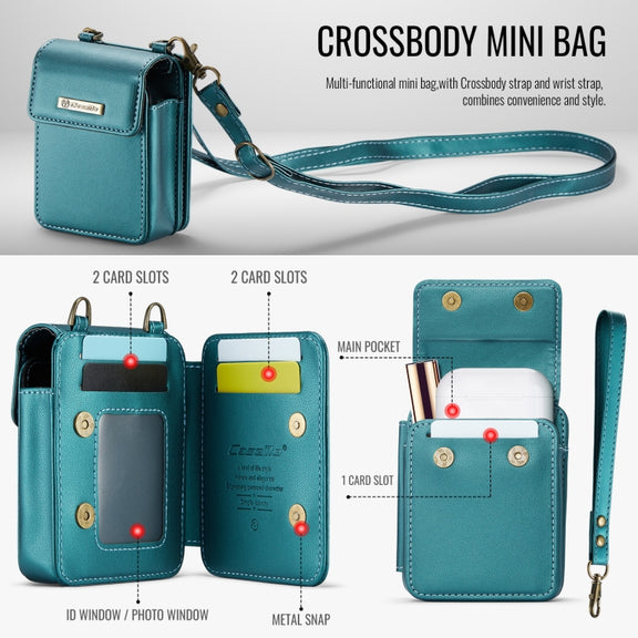 CaseMe Me50 Mini Universal Bag for Apple and Samsung Headphones + Lipstick(Green)