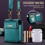 CaseMe Me50 Mini Universal Bag for Apple and Samsung Headphones + Lipstick(Green)