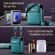CaseMe Me50 Mini Universal Bag for Apple and Samsung Headphones + Lipstick(Green)