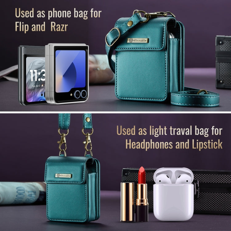 CaseMe Me50 Mini Universal Bag for Apple and Samsung Headphones + Lipstick(Green)