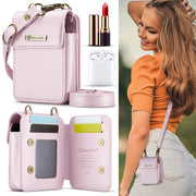 CaseMe Me50 Mini Universal Bag for Apple and Samsung Headphones + Lipstick(Pink)