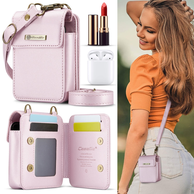 CaseMe Me50 Mini Universal Bag for Apple and Samsung Headphones + Lipstick(Pink)