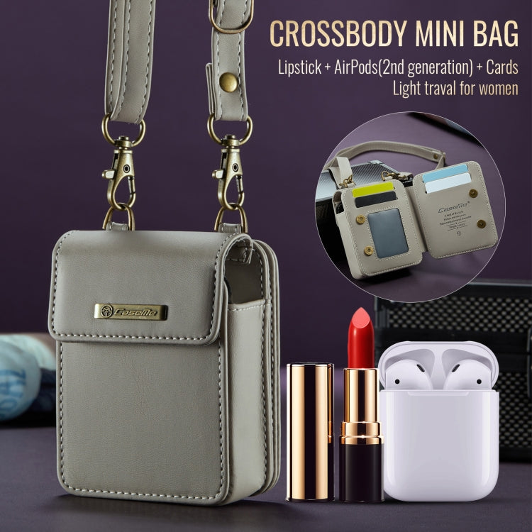 CaseMe Me50 Mini Universal Bag for Apple and Samsung Headphones + Lipstick(Khaki)