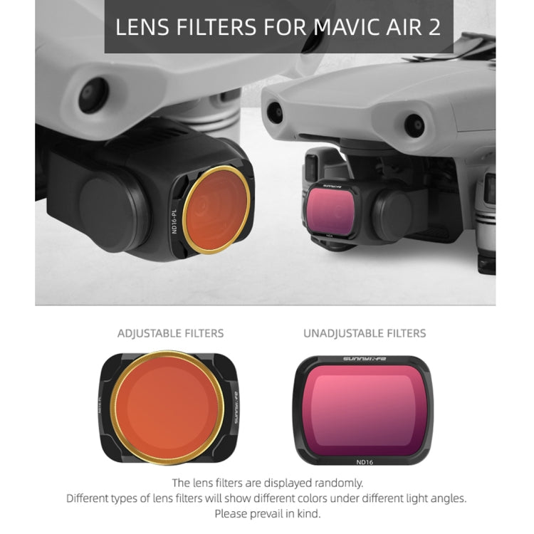 Sunnylife AIR2-FI9280 For DJI Mavic Air 2 MCUV Coating Film Lens Filter - Mavic Lens Filter by Sunnylife | Online Shopping South Africa | PMC TechLife