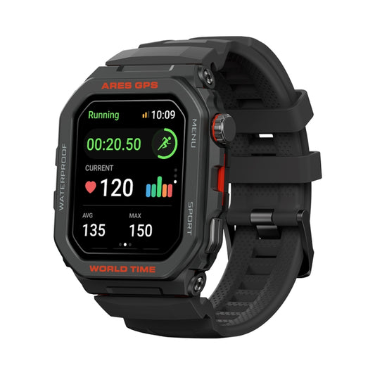 Zeblaze Ares GPS Rugged GPS Smart Watch, Support Heart Rate / Pulse Ox Blood Oxygen(Lava Black) - free shipping - PMC Jewellery - Order now!