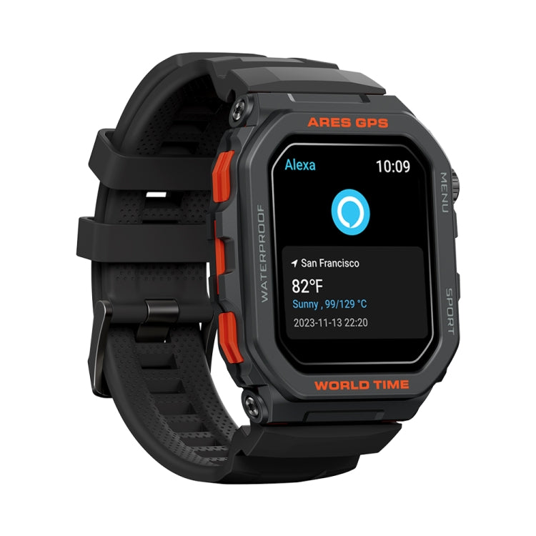 Zeblaze Ares GPS Rugged GPS Smart Watch, Support Heart Rate / Pulse Ox Blood Oxygen(Lava Black) - free shipping - PMC Jewellery - Order now!