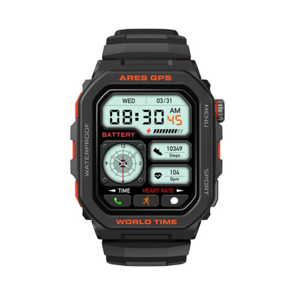 Zeblaze Ares GPS Rugged GPS Smart Watch, Support Heart Rate / Pulse Ox Blood Oxygen(Lava Black) - free shipping - PMC Jewellery - Order now!