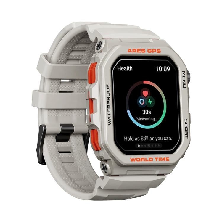 Zeblaze Ares GPS Rugged GPS Smart Watch, Support Heart Rate / Pulse Ox Blood Oxygen(Moon White) - free shipping - PMC Jewellery - Order now!