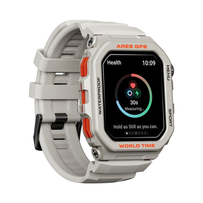 Zeblaze Ares GPS Rugged GPS Smart Watch, Support Heart Rate / Pulse Ox Blood Oxygen(Moon White) - free shipping - PMC Jewellery - Order now!