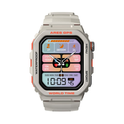 Zeblaze Ares GPS Rugged GPS Smart Watch, Support Heart Rate / Pulse Ox Blood Oxygen(Moon White) - free shipping - PMC Jewellery - Order now!