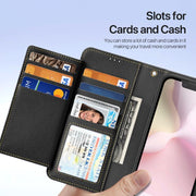 For iPhone 16e DUX DUCIS Lawa Series 2 in 1 Wallet Zipper Detachable MagSafe Phone Case with Lanyard(Black)