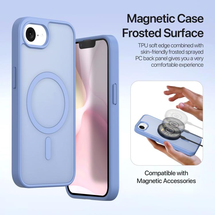 For iPhone 16e DUX DUCIS Lawa Series 2 in 1 Wallet Zipper Detachable MagSafe Phone Case with Lanyard(Light Blue) - free shipping - PMC TechLife - Order now!