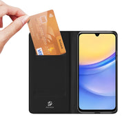 For Samsung Galaxy A16 5G DUX DUCIS Skin Pro Series Flip Leather Phone Case(Black)