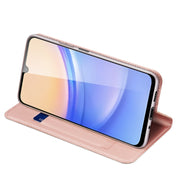 For Samsung Galaxy A16 5G DUX DUCIS Skin Pro Series Flip Leather Phone Case(Pink)