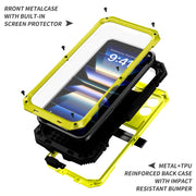 For iPhone 16 Plus R-JUST Life Water-resistant Dustproof Shockproof Phone Case(Yellow)