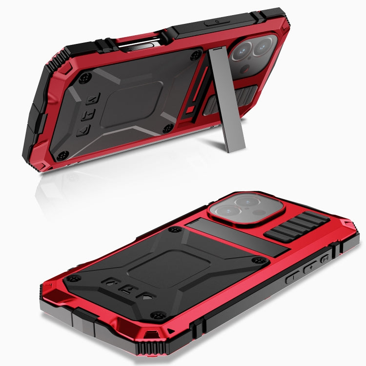 For iPhone 16 R-JUST Life Waterproof Dustproof Shockproof Phone Case(Red) - free shipping - PMC Jewellery - Order now!