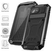 For iPhone 16e R-JUST Life Water-resistant Dustproof Shockproof Phone Case(Black)