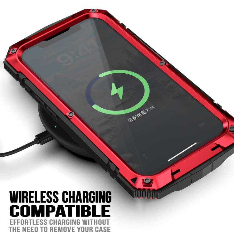 For iPhone 16e R-JUST Life Waterproof Dustproof Shockproof Phone Case(Red) - iPhone 16e Cases by R-JUST | Online Shopping South Africa | PMC TechLife | Buy Now Pay Later Mobicred