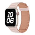 For Apple Watch SE 2023 40mm Tri-beads Magnetic Hoop Silicone Watch Band(Pink Rose Grey) - free shipping - PMc TechLife - Order now!