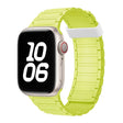 For Apple Watch Series 9 41mm Tri-beads Magnetic Hoop Silicone Watch Band(Fluorescent Green) - free shipping - PMc TechLife - Order now!