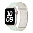For Apple Watch SE 44mm Tri-beads Magnetic Hoop Silicone Watch Band(Light Mint Starlight) - free shipping - PMc TechLife - Order now!