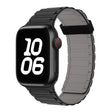 For Apple Watch Series 6 40mm Tri-beads Magnetic Hoop Silicone Watch Band(Black Grey) - free shipping - PMc TechLife - Order now!