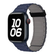 For Apple Watch Series 5 40mm Tri-beads Magnetic Hoop Silicone Watch Band(Indigo Grey) - free shipping - PMc TechLife - Order now!