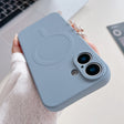 For iPhone 16 Plus Solid Color Liquid Silicone MagSafe Magnetic Phone Case(Lilac Purple) - iPhone 16 Plus Cases by PMC TechLife | Online Shopping South Africa | PMC TechLife | Buy Now Pay Later Mobicred