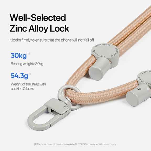 DUX DUCIS Plaz Crossbody Neck Strap Anti-lost Phone Lanyard(Amber Color)