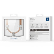 DUX DUCIS Plaz Crossbody Neck Strap Anti-lost Phone Lanyard(Amber Color)