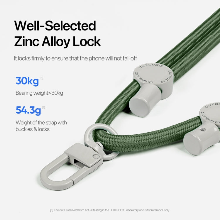 DUX DUCIS Plaz Crossbody Neck Strap Anti-lost Phone Lanyard(Army Green)