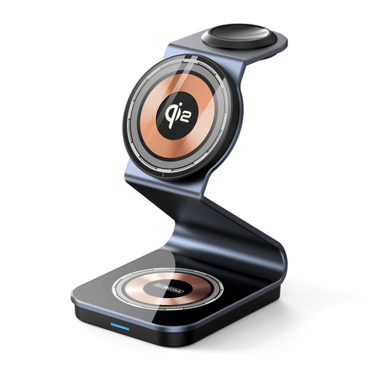 DUZZONA W21 Qi2 15W 3 in 1 Magnetic Wireless Charger Stand(Black) - free shipping - PMC Jewellery - Order now!