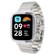 For Redmi Watch 3 Lite Frame Integrated One-bead Stainless Steel Watch Band(Silver) - free shipping - PMc TechLife - Order now!