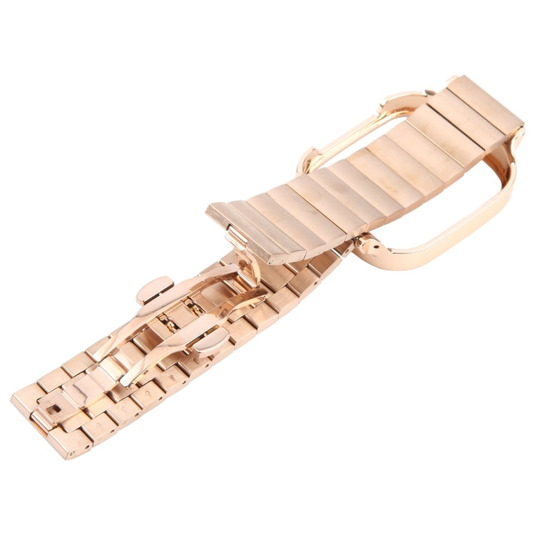 For Redmi Watch 3 Lite Frame Integrated One-bead Stainless Steel Watch Band(Rose Gold) - free shipping - PMc TechLife - Order now!